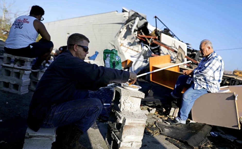 The powerful Category 4 storm, which made landfall along Florida's Gulf of Mexico coastline on 10 October, with winds of up to 250 kilometers per hour, also left one person dead in Georgia, three in North Carolina and six in Virginia. AP The powerful Category 4 storm, which made landfall along Florida's Gulf of Mexico coastline on 10 October, with winds of up to 250 kilometers per hour, also left one person dead in Georgia, three in North Carolina and six in Virginia. AP
